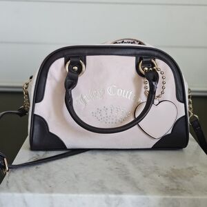 Juicy Couture Pink and Black Women's Bag